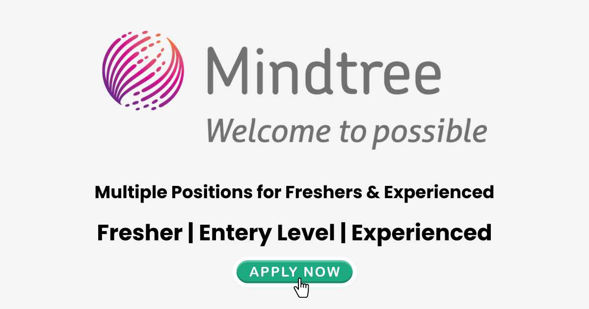 Mindtree Limited Hiring Explore 15 Exciting Job Opportunities for